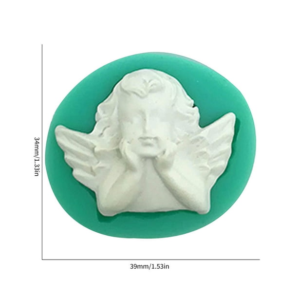 Molde De Silicona Moldes de silicona de alas de ángel - Molde para pastel de chocolate antiadherente reutilizable (C) Hugtrwg Libre de BPA