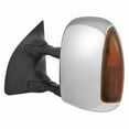 thumbnail image 4 of Fits 01-07 Super Duty 00-05 Excursion Left Driver Mirror Assm Heat,Signal Chrome, 4 of 5
