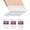 3 Pairs White, variant on Diamond Star Premium Therapeutic Diabetic Socks for Men & Women Extra-Cushioned, Non-Binding Loose Top Ultimate Comfort Cotton Quarter-Length (White, 3 Pairs, Size 9-11)