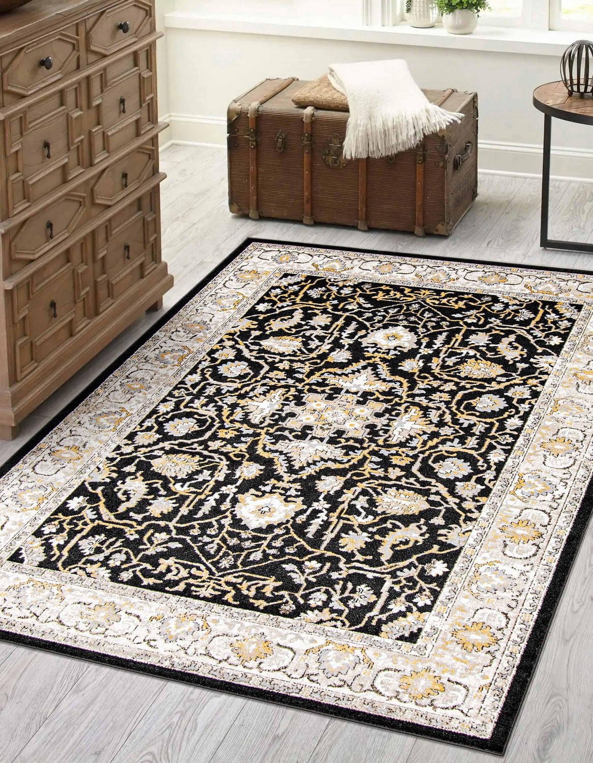 ECARPET Washable Oriental Area Rug & Runner for Kitchen, Bedside, Living Room, Bedroom, Hallway