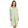 thumbnail image 3 of Casual Nights Women's Square Neck Long Sleeve Floral Nightgown, 3 of 5