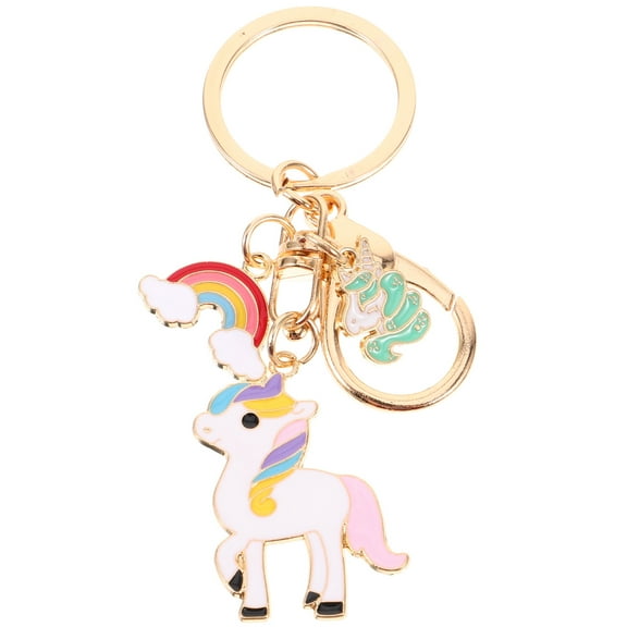 Unicorn Keychain Key Fob Key Chains Women Backpack Keychains for Girls Key Chains for Kids Keyring Backpack Pendant Miss