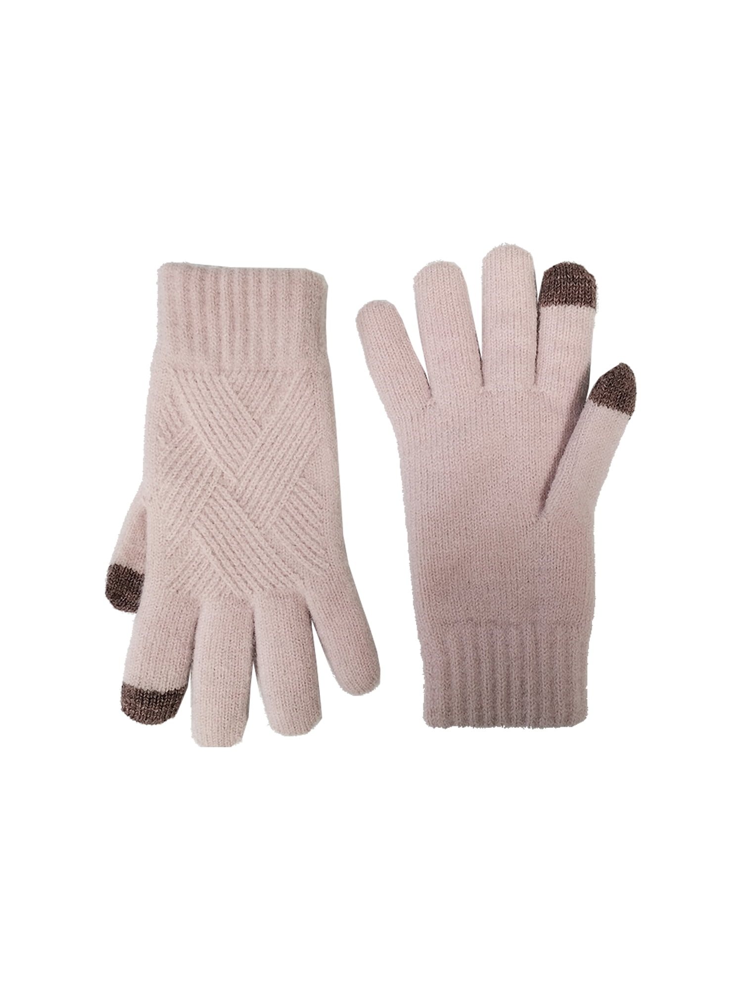 Time and Tru Women's Cable Knit Touch Gloves