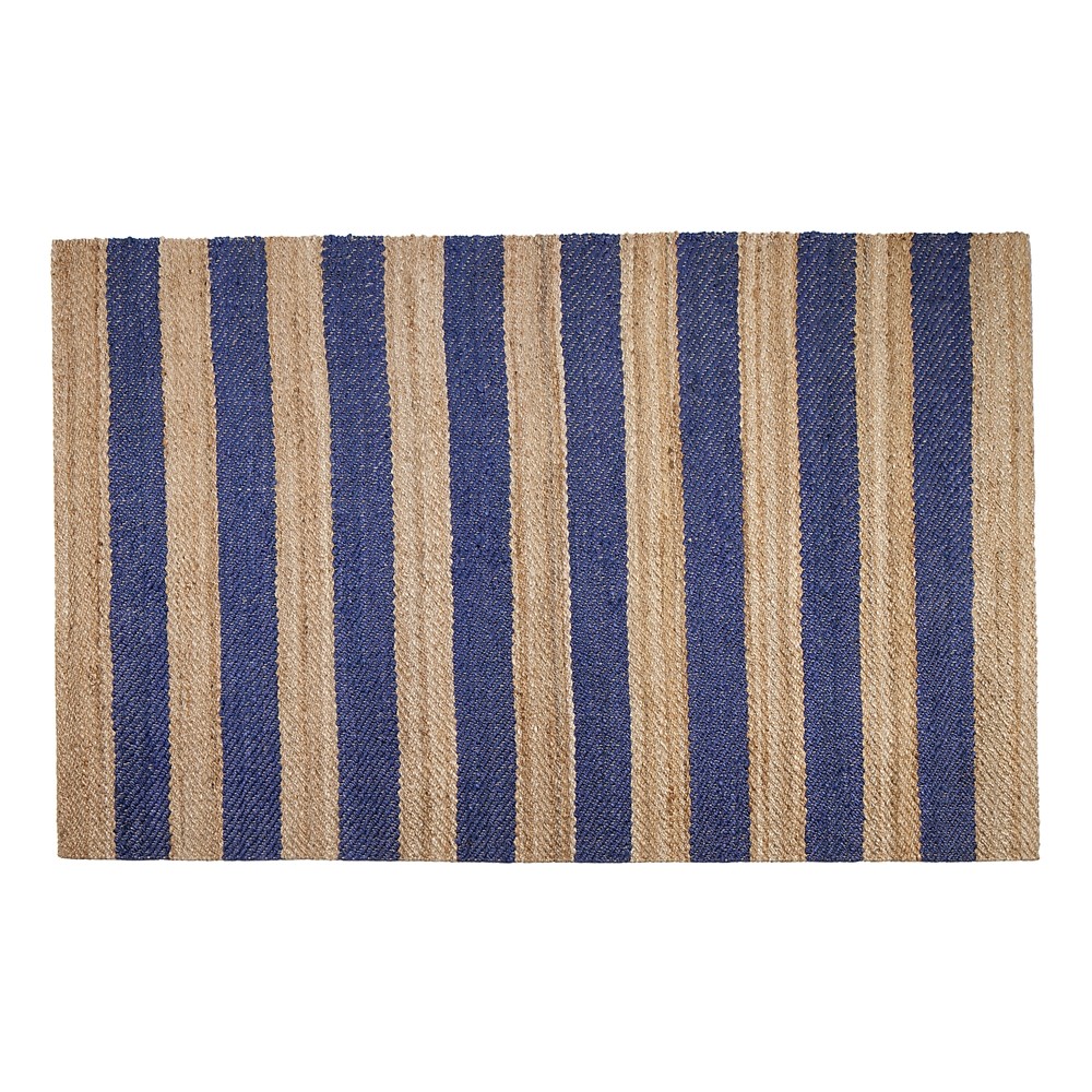 Harmony Navy Jute Rug 8' x 10'