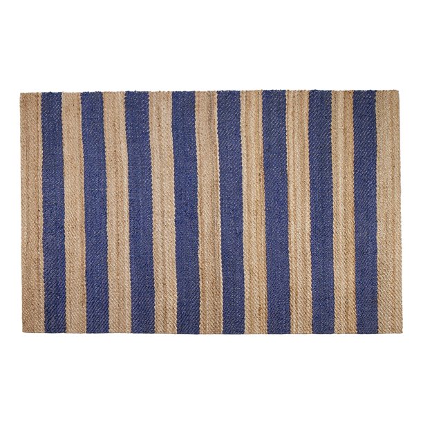 Harmony Navy Jute Rug 8' x 10'