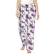 thumbnail image 1 of Balery Orchids Flowers Pantalones de pijama para mujer, pijamas ultraligeros, pantalones de estar por casa-Small, 1 of 6