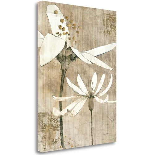 Pencil Floral II By Avery Tillmon, Fine Art Giclee Print on Gallery Wrap Canvas, Ready to Hang
