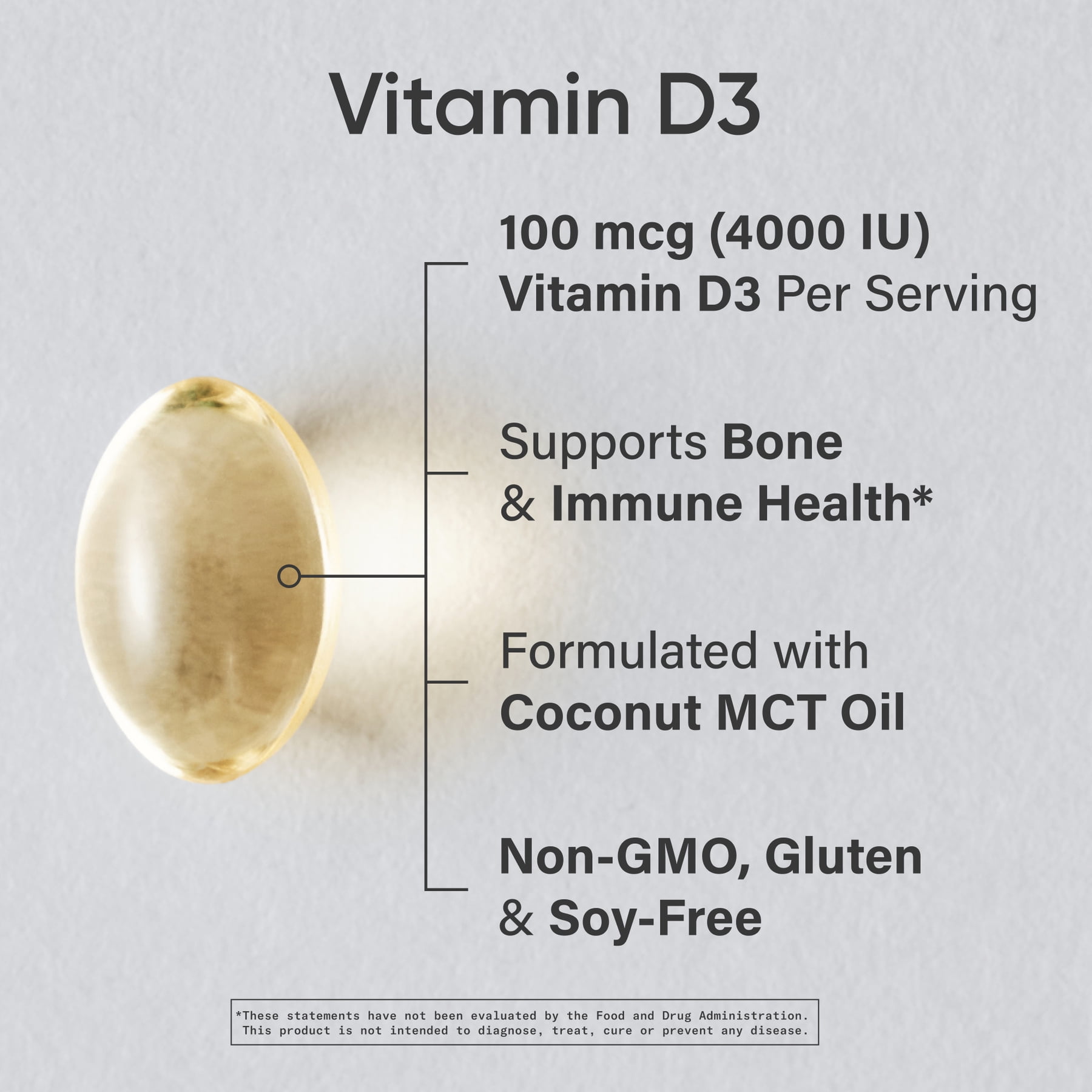 Sports Research® SR Double Strength D Vitamin D3 4000 IU Gluten & Soy Free 100mcg 360  Softgels