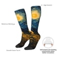 thumbnail image 4 of Balery Oil Starry Sky Sunflower Calcetines novedosos Calcetines deportivos Calcetines hasta la rodilla Calcetines de algodón Calcetines originales y geniales, 4 of 6