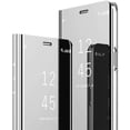 thumbnail image 1 of Samsung Galaxy A32 4G (Not 5G) Phone Case, Luxury Mirror Design Clear View Smart Window Stand Screen Display Case Full, 1 of 5