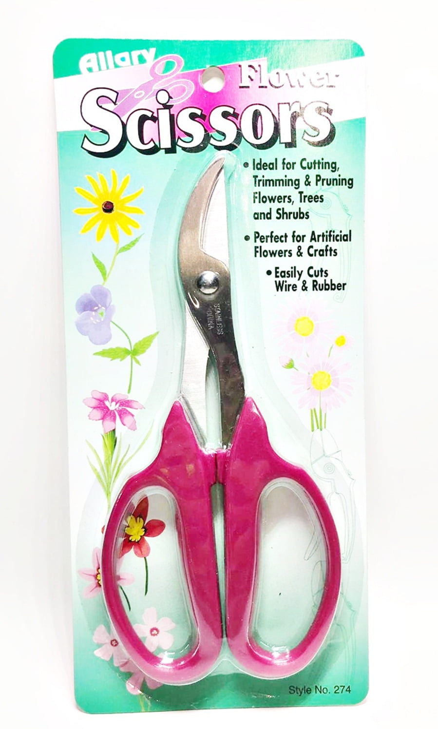 Allary Style 274 Flower Scissors Garden Pruner Gardening Tool Shears