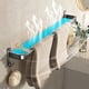 thumbnail image 4 of Toallero de pared for baño con 2 ganchos, barra de aluminio sin taladros, ahorra espacio, 4 of 7