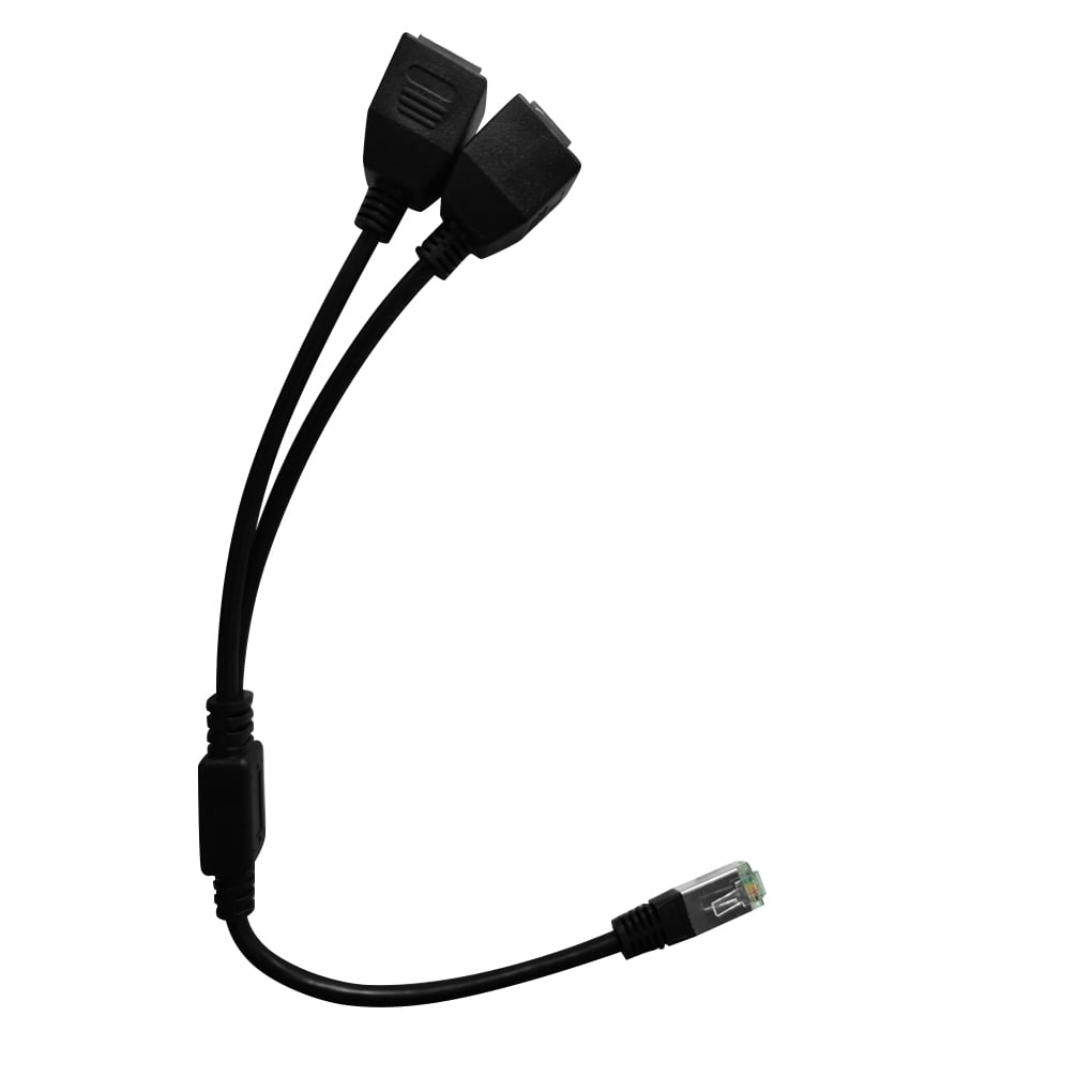 RJ45 8P8C Network 1 to 2 Port Cable Adapter Splitter Male To 2