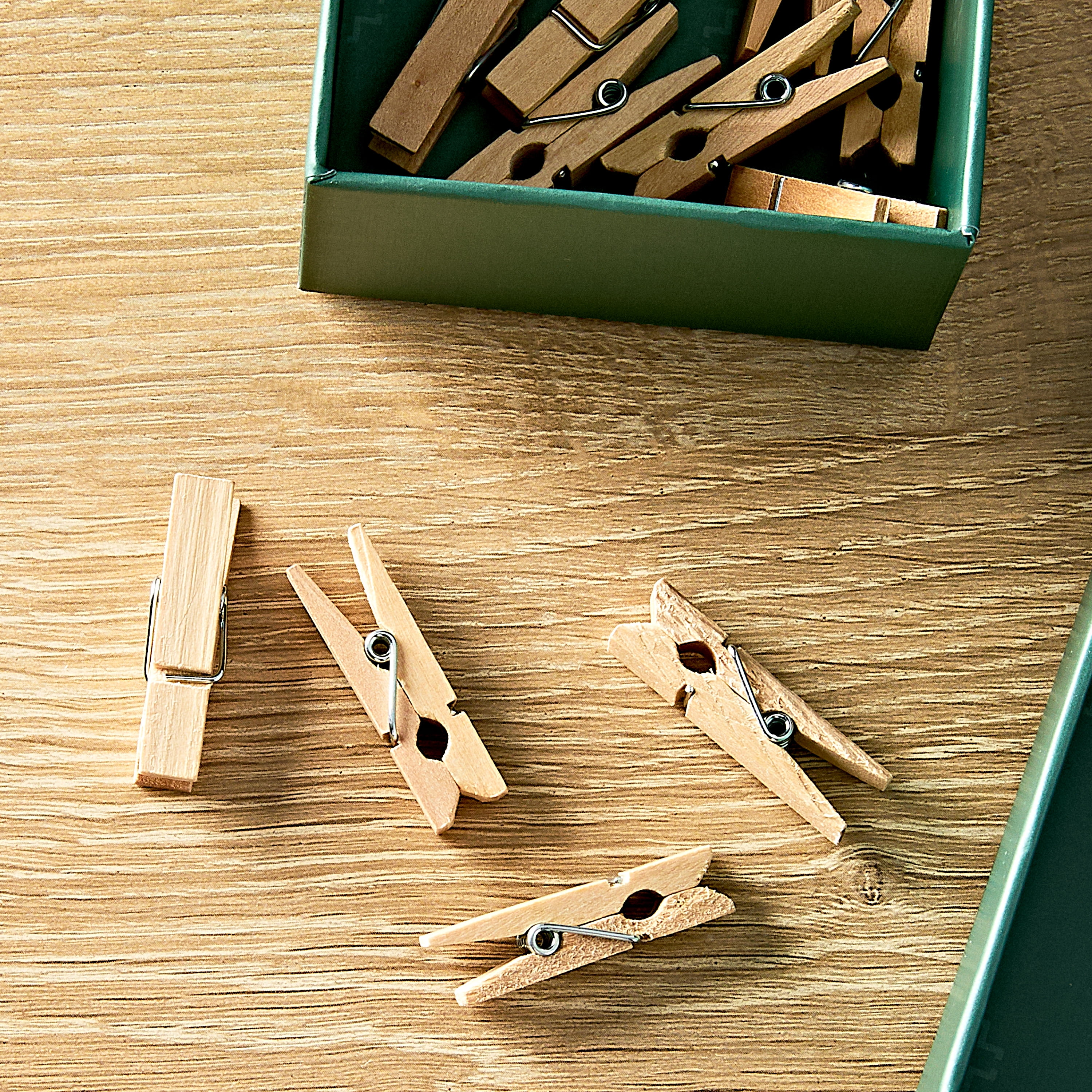 Pen + Gear Small Wooden Clothespins, 20 Count
