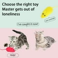 thumbnail image 5 of 10 counts Rubber Cat Toy New Sound Plush Kitten Interactive Toy Playing Teasing Mouse Model Cat Teaser Toy Pet, 5 of 10