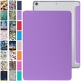 thumbnail image 1 of iPad PRO 9.7 Inch [ PRO 9.7 2016 ] A1673 A1674 A1675 MLPX2LL/A MLPW2LL/A MLPY2LL/A MLYJ2LL/A Trifold PC Lightweight Smart PU Leather Protective Hard Back Cover - Purple, 1 of 8