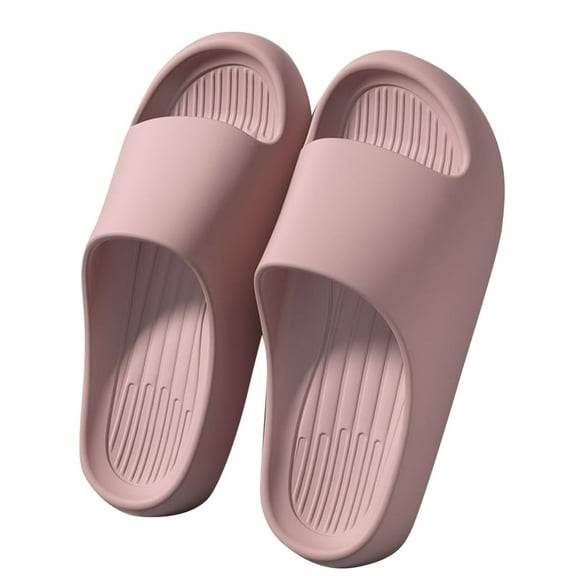 abtuhar Slippers for Women,Womens Slippers,Slippers for Women and Men House Slides Shower Sandals Cushioned Thick Sole Pink