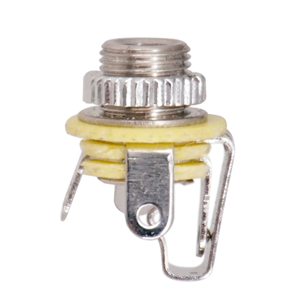 5Pcs 3.5mm 1/8inch Mono Input Jack Plug Socket for Electric Guitar Bass