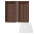 thumbnail image 1 of Moldes para Barras Chocolate Antiadherentes Silicona Profunda (estilo B), 1 of 4