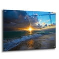 thumbnail image 2 of Epic Art 'Sunrise Over Miami Beach' by Lizzy Davis, Acrylic Glass Wall Art, 36"x24", 2 of 8