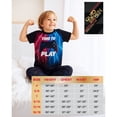 thumbnail image 7 of Quad Seven Boys Pajama Set Breathable Graphic Sleep Shirt, Pajama Pants & Lounge Shorts 3 Piece, 7 of 7