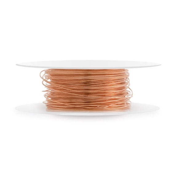 JewelrySupply Copper Wire 26 Gauge Dead Soft Round (20 Foot)