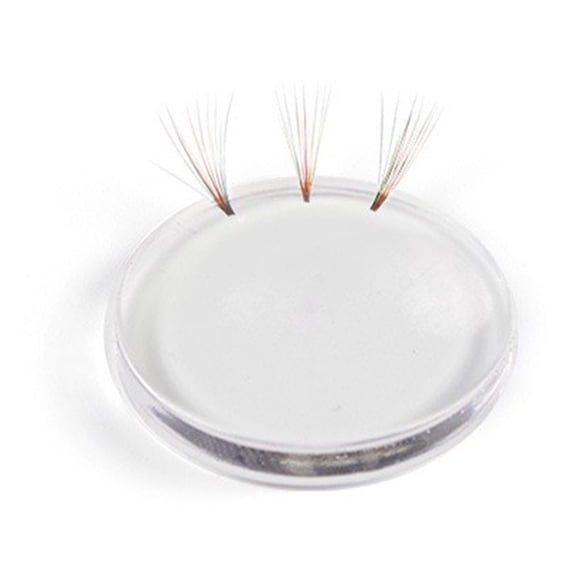 IBASETOY 10Pcs Silicone Eyelash Gasket White Professional Lash Extension Tools for Precision Application