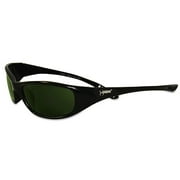 V40 Hellraiser Safety Glasses, Iruv Shade 5.0 Polycarbonate Lens, Uncoated, Black, Nylon | 1 Each