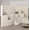 H63.0"*L118.1", variant on Paper Room Divider, Portable Foldable Wall Partition, Privacy Screen for Home Office, Lightweight Temporary Wall, Sturdy Paper Room Partition