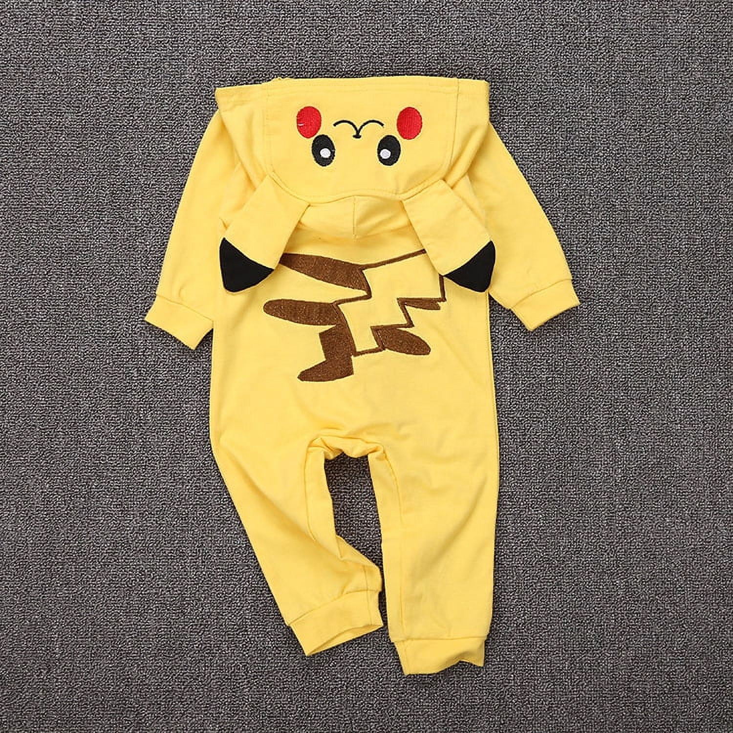 Pokemon Pikachu Baby Children Autumn Winter Warm Jumpsuit Cartoon Cute  Toddler Romper Crawling Clothes Newborn Boy Costume Cloth - Fantasy  Figurines - AliExpress