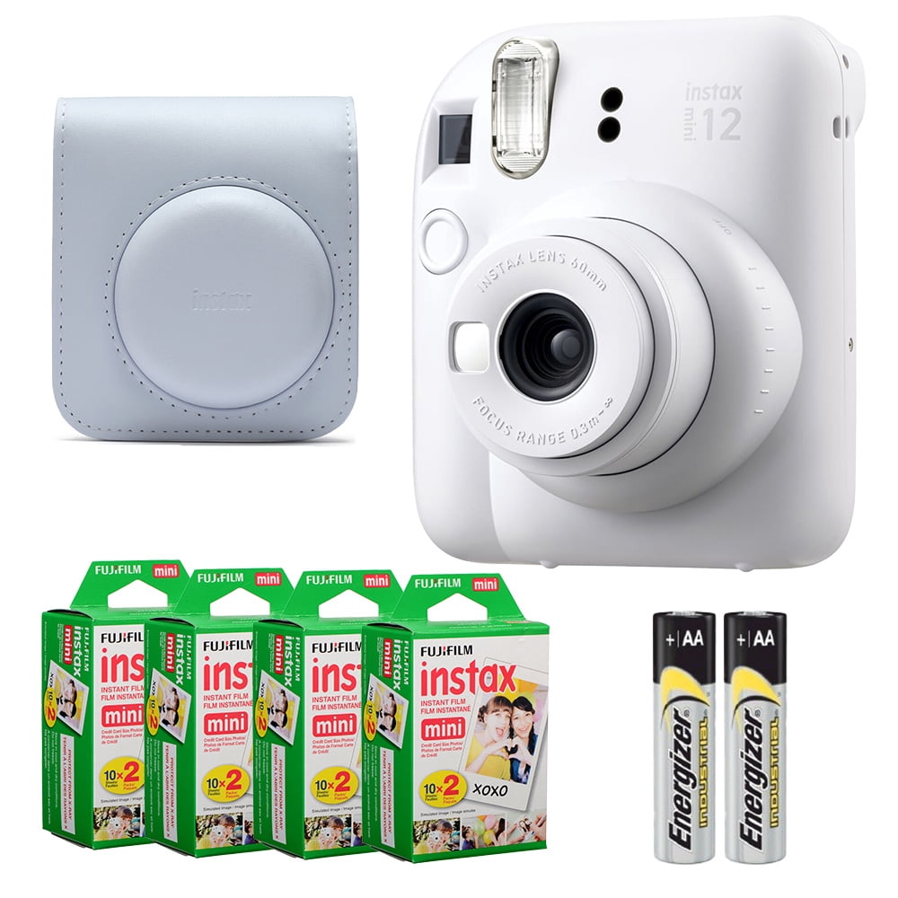 Fujifilm Instax Mini 12 Camera (Mint Green) + Case + Instax Mini