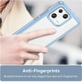 thumbnail image 3 of Case for Xiaomi Mi 13 Phone Case Slim Dropproof [Defend from Drop/Scratch/Slip/Fingerprint] Clear Acrylic Hard Back Soft TPU Bumper Hybrid Phone Cover for Xiaomi Mi 13-Blue, 3 of 16