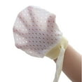 thumbnail image 3 of Baby Boy Girl No Scratch Silk Cotton Mittens Mesh Breathable Drawstring Gloves For Toddler No Scratch Mittens For Unisex, 3 of 9