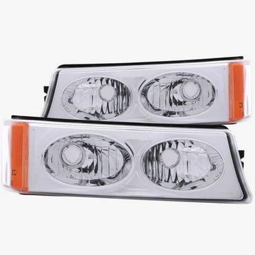 ANZO USA 511035 02-06 AVALANCHE/03-07 SILVERADO (CLASSIC) PARKING LIGHTS CRYSTAL