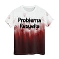 thumbnail image 5 of 2DXuixsh Vêtements pour Filles Enfants T-Shirt Rétro Imprimé Manches Courtes Col Rond Décontracté Ample Basique Hauts Vêtements pour Bébé Fille Rouge Melon D\'eau Taille 110, 5 of 5