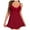 Claret, variant on Lovskoo 2024 Nightgowns for Women Sleepwear Babydoll Nightgown Lace Chemises Spaghetti Strap Nightdress Wine