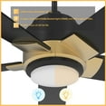 thumbnail image 2 of Smaair 52" Wifi Ceiling Fan with Remote and Dimmable LED Light for Smart Home, 2 of 7