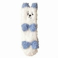 thumbnail image 2 of workcargo Womens Blue Fluffy Bear Socks - Ultra Soft 100% Polyester Loungewear Socks, Cute Cartoon Animal Socks with Embroidered Design, Free Size for Daily Wear & Gifting,Size Free Size, 2 of 2