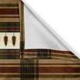 thumbnail image 5 of Ambesonne Tartan Window Valance, Woodland Aura Stripes Plaid, 42" X 18", Sepia Maroon Olive Green, 5 of 5