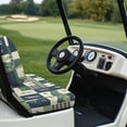 thumbnail image 4 of FUIALDOLG Golf Lovers Golf Cart Seat Covers Universal Fit for Club Car Precedent Golfcart Seats, Washable Front and Back Seat Cushion Cover, No Stapler Required, 4 of 8