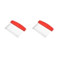 thumbnail image 1 of Monstrate Gran oferta, 1 pieza, raspador de multiusos, picador para hornear, cocina, herramienta para raspar pan de Pizza de acero rojo 2piezas, 1 of 6