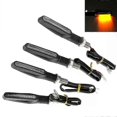 thumbnail image 2 of 4/8 luces LED universales para motocicleta, intermitentes de 12 V, IP68, luces traseras, accesorios, impermeables, intermitentes ámbar., 2 of 5