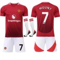 thumbnail image 1 of Man Utd Home Football Kit 24/25 with Socks - Adult & Kids, No.7 Mount, 1 of 2