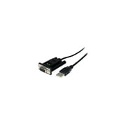StarTech.com USB to Serial RS232 Adapter - DB9 Serial DCE Adapter Cable with FTDI  Null Modem - USB 1.1 / 2.0  Bus-Powered