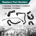 thumbnail image 4 of Engine Radiator Coolant Water Hose Kit for 2007-2013 BMW E90 128i 328i, 4 of 9