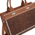 thumbnail image 3 of Montana West Vintage Western Handbag Exquisite Tooling, Unique Prints & Whipstitch Craftsmanship, Brown, 3 of 6
