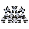 thumbnail image 1 of Juguete interactivo del rompecabezas del juego de madera de la panda linda del niño azul 12pcs, 1 of 5