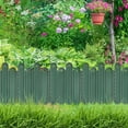 thumbnail image 7 of Oioii 9.84x8.26in Mini Garden Fence, Small Decorative Yard Fence, Lightweight Plastic Fencing For Home Garden, Lawn, Flower Bed And Mini Landscape Decoration,Green, 7 of 7