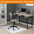 thumbnail image 3 of Office Chair Mat for Carpet Floors, 45'' x 53'' Computer Desk Chair Mat for Carpeted Floors, Easy Rolling for Office on Carpets Anti-Slip Carpet Protector for Rolling Work and Gaming Chairs, 3 of 7