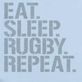 thumbnail image 2 of CafePress - Eat Sleep Rugby Repeat Body Suit - Baby Light Bodysuit, Size Newborn - 24 Months, 2 of 4